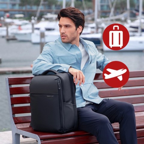 Plecak do Biura na Laptopa 15.6" Mark Ryden, Wodoodporny, Elegancki i Stylowy, Pojemny 23L, Praktyczny z Zamkiem YKK i Bocznymi 