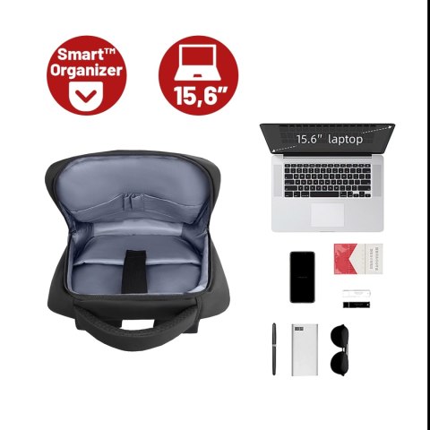 Plecak na Laptopa 15.6" Mark Ryden, Bagaż Podręczny, Bezpłatny, Wodoodporny Biznesowy i Podróżny, Usztywniany, Zamek YKK, Materi