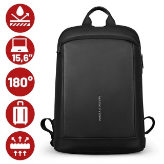 Plecak na Laptopa 15.6" Mark Ryden, Wodoodporny Biznesowy i Podróżny, Wygodny, Otwierany 180°, z Zaczepem na Walizkę, 13L (43×30