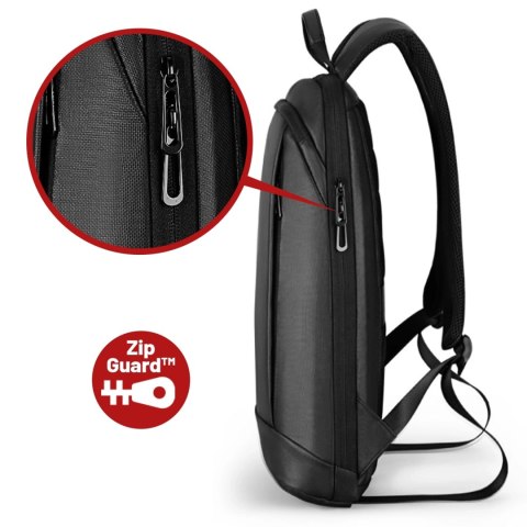 Plecak na Laptopa 15.6" Mark Ryden, Wodoodporny Biznesowy i Podróżny, Wygodny, Otwierany 180°, z Zaczepem na Walizkę, 13L (43×30