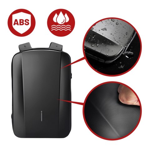 Plecak na Laptopa 17.3" Mark Ryden, Ładowanie USB, Wodoodporny, Pojemny i Praktyczny, Otwierany 180°, Antykradzieżowy z zamkiem 