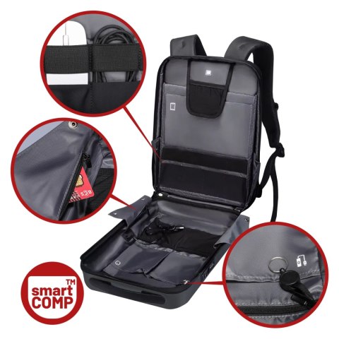 Plecak na Laptopa 17.3" Mark Ryden, Ładowanie USB, Wodoodporny, Pojemny i Praktyczny, Otwierany 180°, Antykradzieżowy z zamkiem 