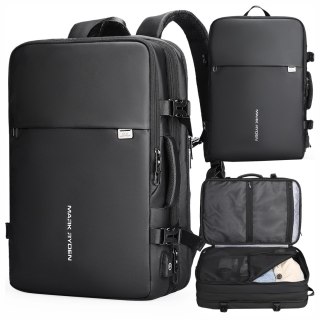 Plecak na Laptopa 17.3" Mark Ryden, Port USB, Wodoodporny, Minimalistyczny i Pojemny 37L, Wygodny, Rozszerzalny z Otwieraniem 18