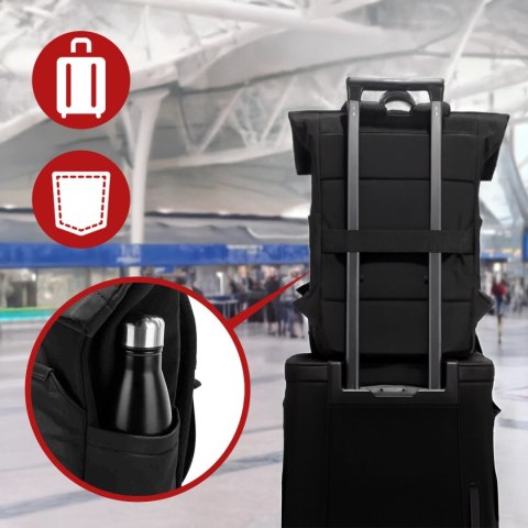 Plecak wodoodporny Bange 21L na laptopy do 15.6" i tablet 12.9" - pojemny, wygodny, oddychający, odporny na zużycie, miejski i p