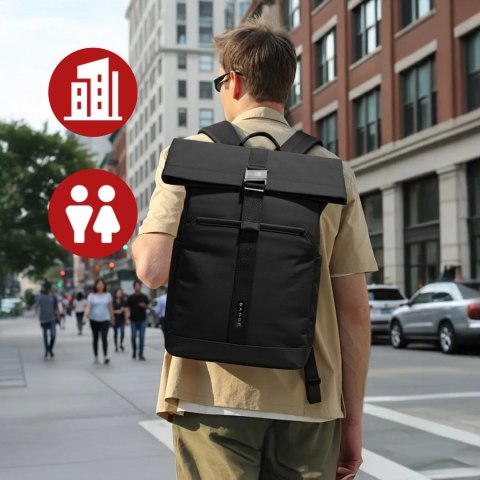 Plecak wodoodporny Bange 21L na laptopy do 15.6" i tablet 12.9" - pojemny, wygodny, oddychający, odporny na zużycie, miejski i p