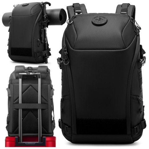 Plecak wodoodporny Bange 22L na laptopy do 15.6" - pojemny i wygodny, odporny i oddychający, miejski i podróżny do pracy i samol