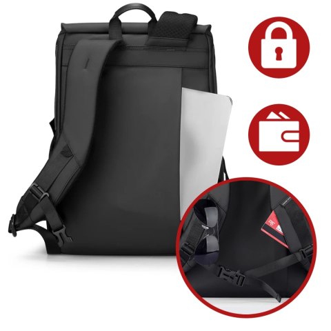 Plecak z Odpinaną Nerką 2w1 Mark Ryden, Bagaż Podręczny, Bezpłatny, Wodoodporny 18L, Z Kieszenią na Laptopa 15.6", Saszetka, Mie