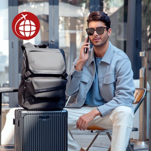 Plecak z Odpinaną Nerką 2w1 Mark Ryden, Bagaż Podręczny, Bezpłatny, Wodoodporny 18L, Z Kieszenią na Laptopa 15.6", Saszetka, Mie