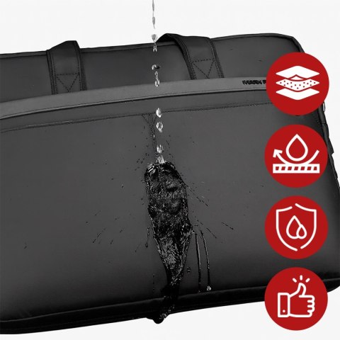 Torba na Laptopa 14" Mark Ryden, Wodoodporna, Elegancka i Pojemna, Lekka 0.5 kg, z Kieszenią na Laptopa i Tablet 9.7", Pasek na 