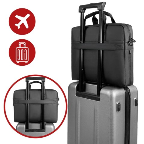 Torba na Laptopa 14" Mark Ryden, Wodoodporna, Elegancka i Pojemna, Lekka 0.5 kg, z Kieszenią na Laptopa i Tablet 9.7", Pasek na 