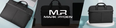 Torba na Laptopa 14" Mark Ryden, Wodoodporna, Elegancka i Pojemna, Lekka 0.5 kg, z Kieszenią na Laptopa i Tablet 9.7", Pasek na 