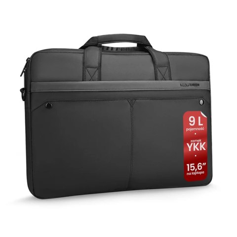 Torba na Laptopa 15.6" Mark Ryden, Wodoodporna, Elegancka i Pojemna 9L, Lekka 0.5 kg, z Kieszenią na Laptopa i Tablet 9.7", Pase