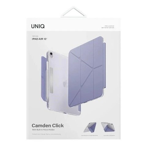 Etui Ochronne do iPad Air 13" (2024) UNIQ Camden Click Fioletowe