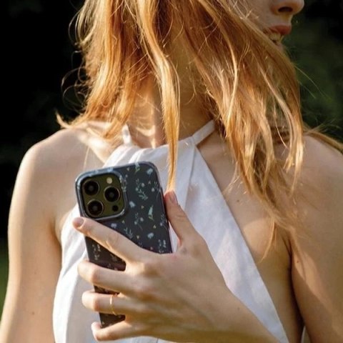 Etui Ochronne do iPhone 15 Pro Max UNIQ Coehl Prairie Granatowe