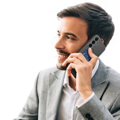 Etui Portfelowe do Samsung Galaxy S25 Dux Ducis Rafi II Czarny