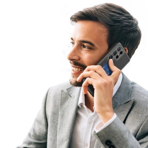 Etui Portfelowe do Samsung Galaxy S25 Ultra Dux Ducis Rafi II Czarny