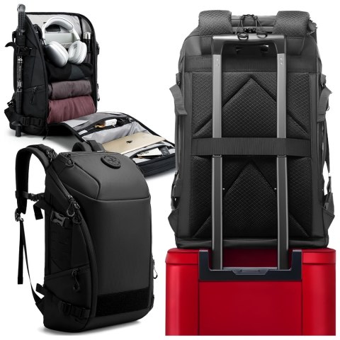 Plecak wodoodporny Bange 22L na laptopy do 15.6" - pojemny i wygodny, odporny i oddychający, miejski i podróżny do pracy i samol