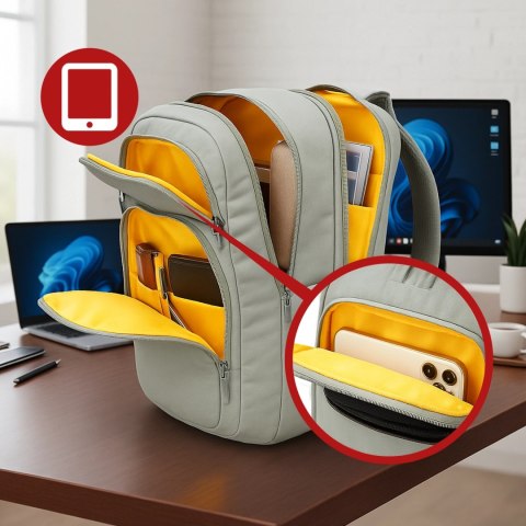 Plecak wodoodporny Bange 23L na laptopa 16.4" - pojemny i wygodny, odporny i oddychający, miejski i podróżny do pracy i samolotu