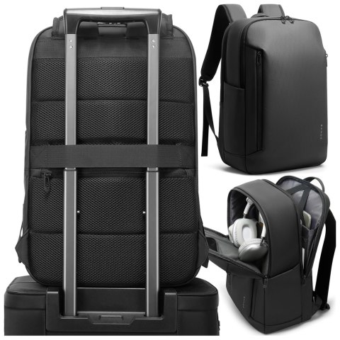 Plecak wodoodporny Bange 26L na laptopy do 15.6" - pojemny i wygodny, odporny i oddychający, miejski i podróżny do pracy i samol