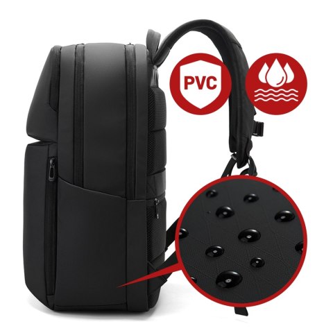 Plecak wodoodporny Bange 26L na laptopy do 15.6" - pojemny i wygodny, odporny i oddychający, miejski i podróżny do pracy i samol