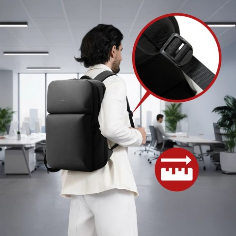 Plecak wodoodporny Bange 26L na laptopy do 15.6" - pojemny i wygodny, odporny i oddychający, miejski i podróżny do pracy i samol