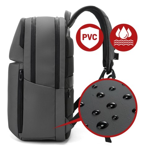 Plecak wodoodporny Bange 26L na laptopy do 15.6" - pojemny i wygodny, odporny i oddychający, miejski i podróżny do pracy i samol