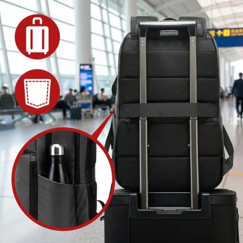 Plecak wodoodporny Bange 26L na laptopy do 15.6" - pojemny i wygodny, odporny i oddychający, miejski i podróżny do pracy i samol