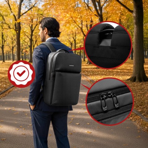 Plecak wodoodporny Bange 26L na laptopy do 15.6" - pojemny i wygodny, odporny i oddychający, miejski i podróżny do pracy i samol