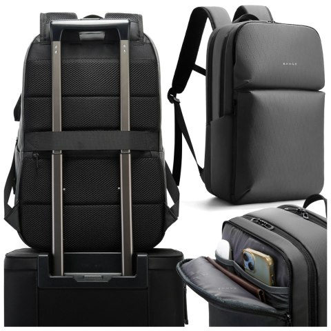 Plecak wodoodporny Bange 26L na laptopy do 15.6" - pojemny i wygodny, odporny i oddychający, miejski i podróżny do pracy i samol