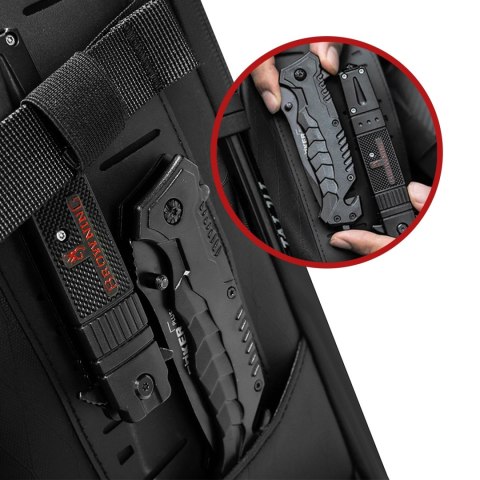 Plecak wodoodporny Bange rozszerzany 36-56L na laptopy do 15.6" - pojemny i wygodny, odporny i oddychający, miejski i turystyczn