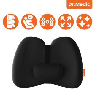 Poduszka samochodowa masująca lędźwiowa - ergonomiczne wsparcie pleców i odcinka lędźwiowego, elektryczny masażer z wibracjami i