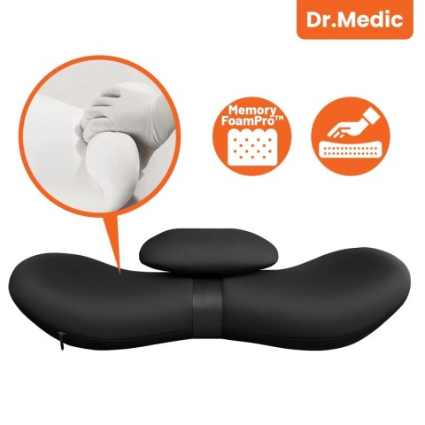 Poduszka samochodowa masująca lędźwiowa - ergonomiczne wsparcie pleców i odcinka lędźwiowego, elektryczny masażer z wibracjami i