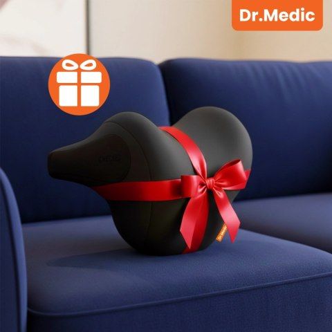 Poduszka samochodowa masująca na zagłówek - ergonomiczne wsparcie głowy, karku i szyi, elektryczny masażer z wibracjami dla kier