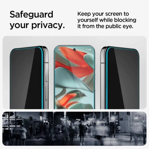 SZKŁO PRYWATYZUJĄCE SPIGEN GLAS.TR "EZ FIT" 2-PACK GOOGLE PIXEL 9 PRO XL PRIVACY