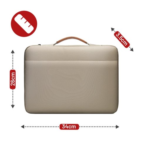 Torba wodoodporna Bange na laptopa do 14" - pojemna i wygodna, odporna i oddychająca, miejska i podróżna do pracy i samolotu, un