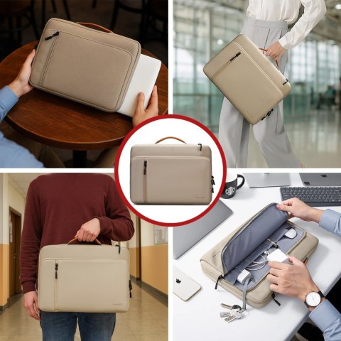 Torba wodoodporna Bange na laptopa do 14" - pojemna i wygodna, odporna i oddychająca, miejska i podróżna do pracy i samolotu, un