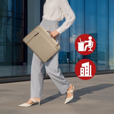 Torba wodoodporna Bange na laptopa do 14" - pojemna i wygodna, odporna i oddychająca, miejska i podróżna do pracy i samolotu, un