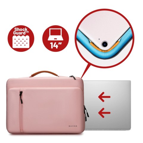 Torba wodoodporna Bange na laptopa do 14" - pojemna i wygodna, odporna i oddychająca, miejska i podróżna do pracy i samolotu, un