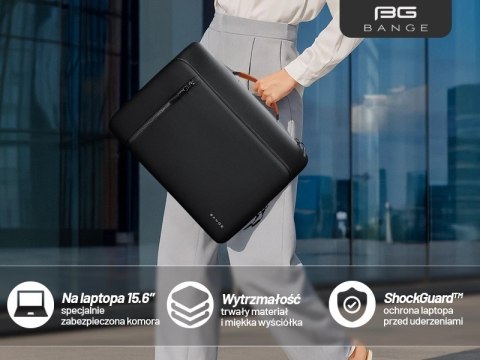 Torba wodoodporna Bange na laptopa do 15.6" - pojemna i wygodna, odporna i oddychająca, miejska i podróżna do pracy i samolotu, 