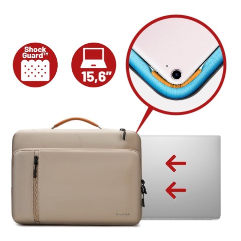 Torba wodoodporna Bange na laptopa do 15.6" - pojemna i wygodna, odporna i oddychająca, miejska i podróżna do pracy i samolotu, 