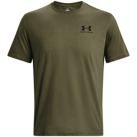 Koszulka męska Under Armour Sportstyle Left Chest Ss zielona 1326799 392 Koszulka męska Under Armour Sportstyle Left Chest Ss zielona 1326799 392