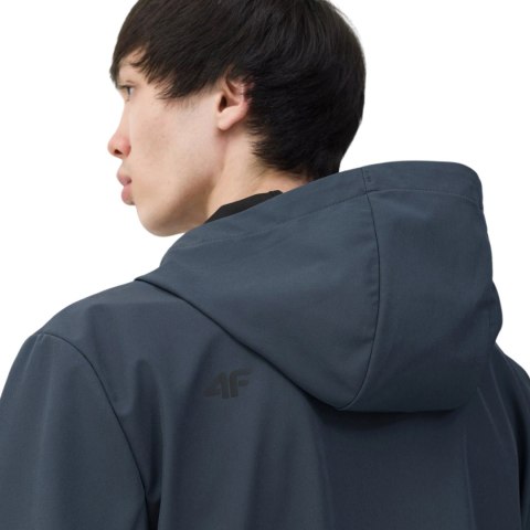 Kurtka męska softshell 4F M043 ciemny szary 4FSS23TSOFM043 23S Kurtka męska softshell 4F M043 ciemny szary 4FSS23TSOFM043 23S