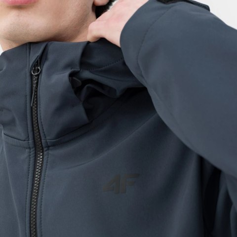 Kurtka męska softshell 4F M043 ciemny szary 4FSS23TSOFM043 23S Kurtka męska softshell 4F M043 ciemny szary 4FSS23TSOFM043 23S