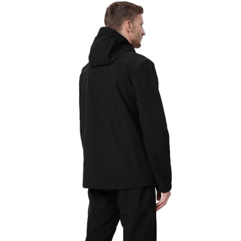 Kurtka męska softshell 4F M043 głęboka czerń 4FSS23TSOFM043 20S Kurtka męska softshell 4F M043 głęboka czerń 4FSS23TSOFM043 20S