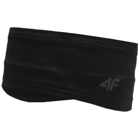 Opaska na głowę 4F U049 głęboka czerń 4FAW23ABANU049 20S Opaska na głowę 4F U049 głęboka czerń 4FAW23ABANU049 20S