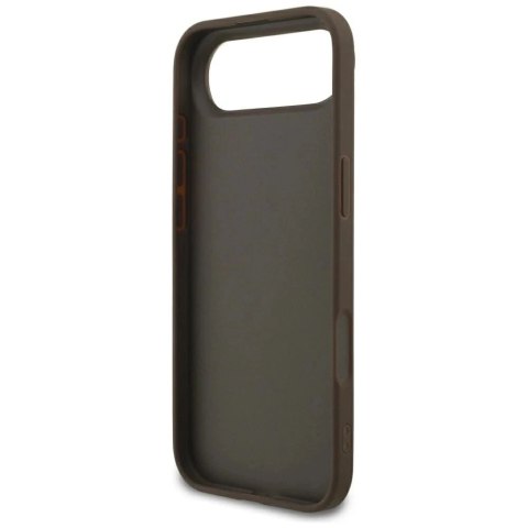 Etui Guess Hardcase 4G Big Metal Logo do iPhone 17 Air, brązowe