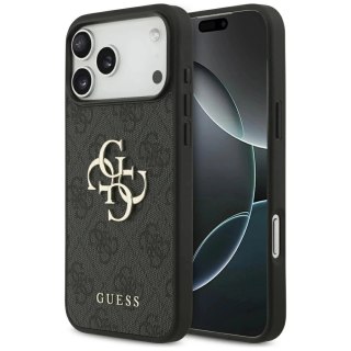 Etui Guess Hardcase 4G Big Metal Logo do iPhone 17 Pro Max, czarne