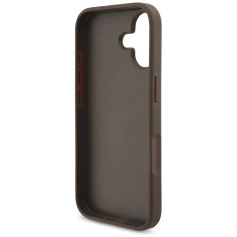 Etui Guess Hardcase 4G Big Metal Logo do iPhone 17, brązowe