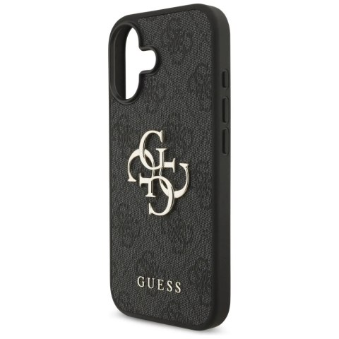 Etui Guess Hardcase 4G Big Metal Logo do iPhone 17, czarne