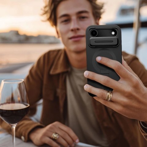 Etui Ochronne do iPhone 17 Air Tech-Protect Kevlar Aura MagSafe Black